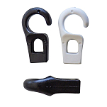 Nuova rade 0808766N PVC Крюк Серебристый  Black 6 mm 