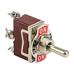 Выключатель тумблер SPDT (ВКЛ)-ВЫКЛ-(ВКЛ) AAA AN3C-123AA 12В 15А 3P однополюсный
