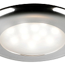 SOLE recessed LED ceiling light chromed switch, Osculati 13.877.85