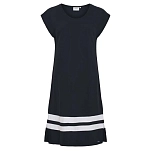Sea ranch 25-6-147-4001-xs Миди-платье с короткими рукавами Sindy Dark Navy 40x20x2