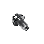 Палубный выхлопной патрубок Wallas 2466 для шланга Ø28мм из нержавеющей стали с защитой от попадания воды