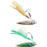 Blue crab bcjigfatglowrigged40-redm-os Jig Fat Double Assist 40g 10x7x5