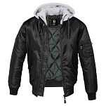 Brandit 3150-78-XL Куртка MA1 Черный  Black / Grey XL