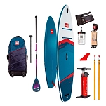 red 001-012-002-0066 Надувной комплект для падлбординга 2023 Sport Hybrid Tough 11´3´´ Blue / White 75x40x35 342.9 cm