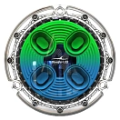 Купить Bluefin led p4p-sm-gb715 Полимерный светодиодный светильник Piranha P4 Green / Blue 25x15x10 1600 Lumens 7ft.ru в интернет магазине Семь Футов