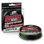 Sufix ASU640214 832 Плетеный 250 m Зеленый  Lo-Vis Green 0.100 mm 