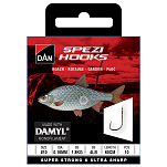DAM SVS66489 Spezi Roach Связанные Крючки Бесцветный Grey 18
