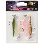 Fox rage NMC051 Slick Shad Мягкая приманка 90 mm 7g Multicolor UV