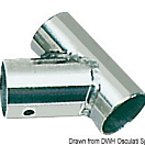 Соединение T-образное наклонное для релинга 60° 22 мм, Osculati 41.134.22
