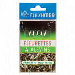 Flashmer FLA16G Fleurettes Alevins Рыболовное Перо Серебристый Silver 16 