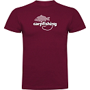 Купить Kruskis CA655001116K038 Футболка с коротким рукавом Carpfishing Красный Dark Red S 7ft.ru в интернет магазине Семь Футов
