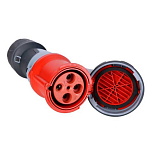 Mennekes 614011 Power Top Xtra 125A IP67 400V 4 столбы женский затыкать Orange / Black