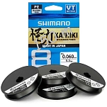 Shimano fishing R-11394083-59WPLA58R10 Плетёная леска Kairiki 8 150 m отремонтированы Серый Steel Grey 0.060 mm