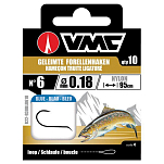 VMC R22-930BL0816 Trout Ligature Связанные Крючки 0.160 Mm Голубой Blue 8 