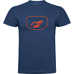 Kruskis CA65500386C072 Футболка с коротким рукавом Fresh Lobster Голубой Denim Blue L