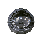 Компас Plastimo Offshore 135 65350 12/24В для судна от 10м c чёрной плоской картушкой Ø130мм в чёрном корпусе 175x155мм горизонтальный врезной монтаж
