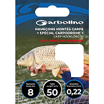 Garbolino GOMAL0741-L22H8 Especial Carpodrome Связанный Крючок Без Зазубрин Grey 8
