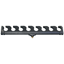 Купить Kolpo 0801019 8 Разделы Ветрозащитная подставка для удилищ Black 7ft.ru в интернет магазине Семь Футов