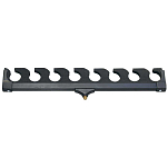 Kolpo 0801019 8 Разделы Ветрозащитная подставка для удилищ Black