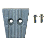 Recmar REC23164611AL Volvo Алюминиевый анод Серебристый Grey 15 x 37 mm 
