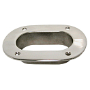 Купить Nantong five-wood 4647510 Овальная опора из нержавеющей стали Серебристый Silver 140 x 62 x 22 mm  7ft.ru в интернет магазине Семь Футов