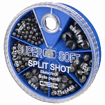 CTEC 008620-00201-00000-00 Super Soft Split 6 Отсек Вести Коробка Черный Black