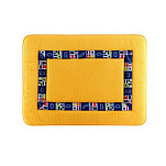 Нескользящий махровый коврик для ванной из хлопка Marine Business Colors 42213 600x450мм желтый