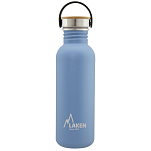 Laken BSB75AZ Basic 750ml Крышка из нержавеющей стали и бамбука Голубой Blue