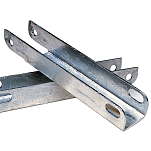 Tiedown engineering 241-86126 Bunk скобка Серебристый 12 5/8´´ 