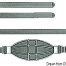 Fuel pipe without terminal joints 2 m, 52.731.90