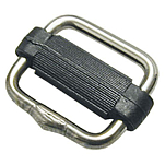 Dismarina HD0412-10 Пряжка ремня 10 единицы Серебристый Black / Grey 25 mm