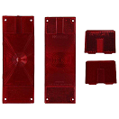 Купить Wesbar 274-403336 Low Profile Сменный рассеиватель фонаря прицепа Красный Red 7ft.ru в интернет магазине Семь Футов