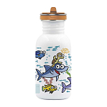 Laken BSFSF Стальная крышка Sea Friends бутылка 500ml Бесцветный Multicolor