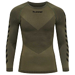 Hummel 202638-6084-XL/2XL Базовый слой с длинным рукавом First Seamless Зеленый Grape Leaf XL-2XL