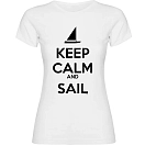 Купить Kruskis 11502102ss090 Футболка с коротким рукавом Keep Calm And Sail White 30x25x2 7ft.ru в интернет магазине Семь Футов