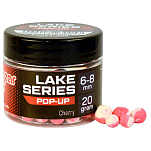 Benzar mix 98057349 вишневые всплывающие окна Lake 20g White / Red 6-8 mm