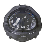 Компас Plastimo Offshore 135 23484 12/24В для судна от 10м c чёрной конической картушкой Ø130мм в чёрном корпусе 175x155мм горизонтальный врезной монтаж