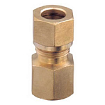 Guidi 4344538 12 mm Женский латунный прямой разъем Bronze 1/2´´