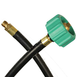 Jr products 342-0730715 шланг LP OEM Pigtal QCCI 1/4´´  Black 12´´