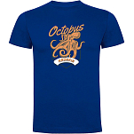 Kruskis CA65500505C070 Футболка с коротким рукавом Seafood Octopus Голубой Royal Blue 2XL