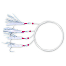 Купить Zebco 3504000 Z-Sea Mackerel Перо Троллинга Белая Grey / Red 3/0  7ft.ru в интернет магазине Семь Футов