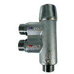 Whale WX1599B Термостатический смесительный клапан, вкл. обратный клапан, 3 x 1/2