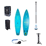 Wattsup pb-wpik116k Надувной комплект для падлбординга Pike Combo 11´6´´ Blue / Lime 84x35x15 350 cm