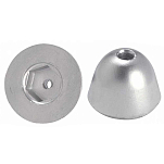 Tecnoseal 2626625 Vetus Series KGF 125-130-160 Цинк Ожив Анод  Silver 58 x 42 mm 