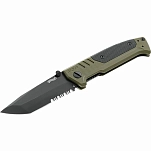 Walther 105-50893 Нож нож PDP Tanto Folder Serrated Зеленый OD