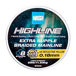 Nash T6030-UNIT Highline Floating 600 m Плетеный  UV Yellow 0.350 mm