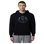 North sails 691258-0999-XXL Толстовка с капюшоном Graphic Черный Black 2XL