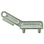 Goldenship GS31145 Ключ от бензиновой крышки Серебристый Grey