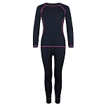 Trollkids 136-609-110 Набор базовых слоев Merino Anthracite / Magenta 25x15x10 5-6 Years