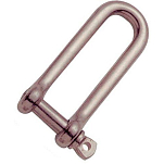 Goldenship GS71017 AISI316 Лонг Ди Шэкл Серебристый 8 mm 
